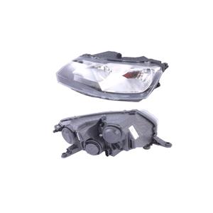 Lights, Left Headlamp (Halogen, Takes H7 / H15 Bulbs, Supplied With Bulbs, Original Equipment) for Skoda RAPID 2012 to 2017, 
