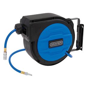 Air Hoses, Draper 29669 Retractable Air Hose Reel, 15m, 10mm ID, Draper