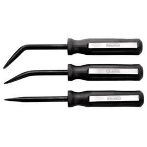 Pry Bar, Draper 29729 Mini Pry Bar Set, 125mm, Black (3 Piece), Draper