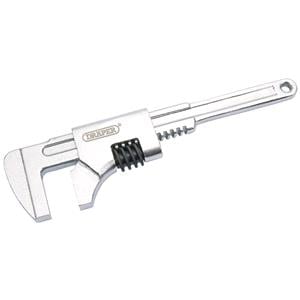 Spanners and Adjustable Wrenches, Draper 29907 60mm Capacity Adjustable Auto Wrench, Draper