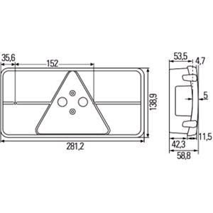 Lights, HELLA Combination Rearlight 2VB341032121, HELLA