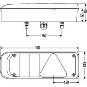 Lights, HELLA Combination Rearlight 2VP340830021, HELLA