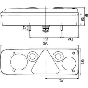 Lights, HELLA Combination Rearlight 2VP340942111, HELLA