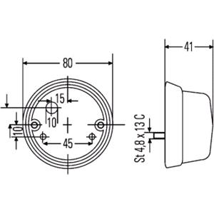 Lights, HELLA Reverse Light 2ZR001421101, HELLA
