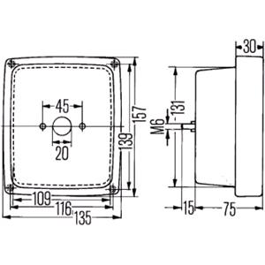 Lights, HELLA Reverse Light 2ZR004432001, HELLA