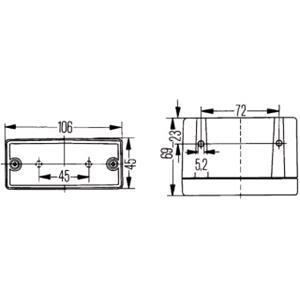 Lights, HELLA Reverse Light 2ZR006609081, HELLA