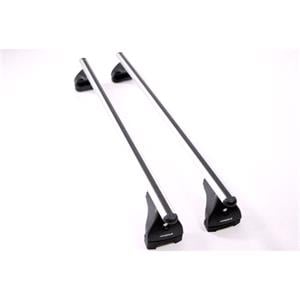 Complete set of aluminium roof bars, supplied with locks and keys