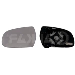 Wing Mirrors, Left Mirror Glass (heated, for 115mm tall mirrors   see images) & Holder for AUDI A5 Convertible , 2011 Onwards, 