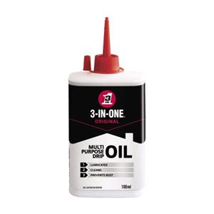 Lubricants and Grease, 3 IN ONE Multipurpose Drip Oil   100ml, WD40
