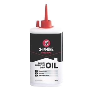 Lubricants and Grease, 3 IN ONE Multi Purpose Drip Oil   200ml, WD40
