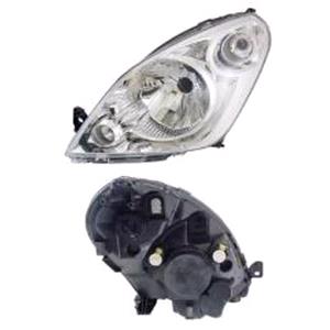 Lights, Left Headlamp (Halogen, Takes H4 Bulb, Supplied With Motor, Original Equipment) for Suzuki SPLASH 2008 on, 