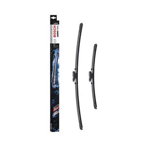 Wiper Blades, BOSCH A157S Aerotwin Flat Wiper Blade Front Set (650 / 400mm   Top Lock Arm Connection), Bosch