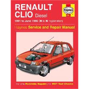 Haynes DIY Workshop Manuals, Renault Clio Haynes Manual,  Diesel (91   June 96), Haynes