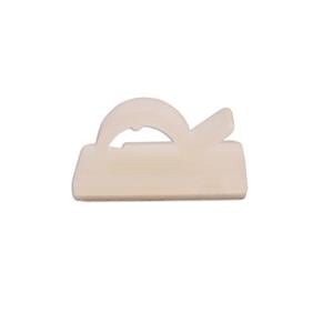 Hose Clips and Clamps, Connect 30348 Cable Clips   Self Adhesive   Natural   11.5mm   Pack Of 50, CONNECT