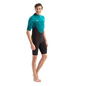 JOBE Perth Shorty 3|2mm Short Sleeve Men's Wetsuit - Teal - Size XL