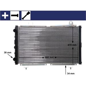 Radiators, MAHLE Radiator   CR499000S (CR499000S), Mahle Original