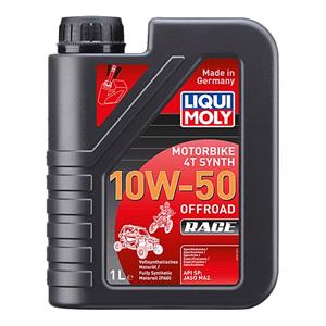 Motorbike Oils, Liqui Moly 10W 50 Motorbike 4T Synth Offroad Race Engine Oil   1 Litre, Liqui Moly