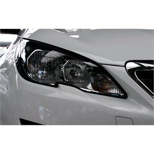 Lights, Right Headlamp (Halogen, Takes H7 / HB3 Bulbs, Black Bezel, Original Equipment) for Peugeot 308 II 2014 on, 