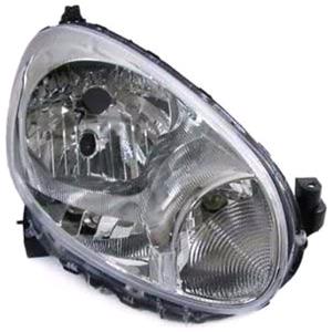 Lights, Right Headlamp (Halogen, Takes H4 Bulb, With Load Level Adjustment) for Nissan MICRA IV 2011 2013, 
