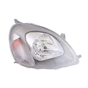 Lights, Right Headlamp (With Load Level Adjustment, Built in Motor) for Toyota YARIS 1999 2001, 