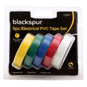 Tapes,  5 PCE INSULAT TAPE SET   (6M X 12MM), 