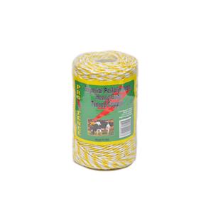 Netting and Wire, POLY.ELEC.FENCE WIRE 200M WHITE/YELLOW, 