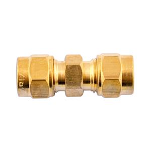 Hoses and Connections, Connect 31180 Pipe Connector   Straight Brass   5 16in.   Pack Of 10, CONNECT