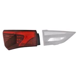 Lights, Left Rear Lamp (Outer, On Quarter Panel, LED, Saloon Models, Original Equipent) for Toyota AVENSIS Saloon 2015 2018, 