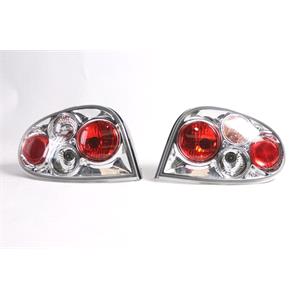 Lights, Renault Megane 96 99 3DR Lexus Style Tail Lamp Set, 