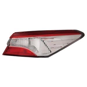 Lights, Right Rear Lamp (Outer, On Quarter Panel, LED / Halogen, Base Models Only) for Toyota CAMRY 2019 on, 