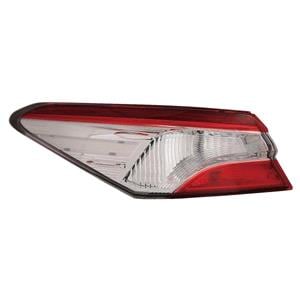 Lights, Left Rear Lamp (Outer, On Quarter Panel, LED / Halogen, Base Models Only) for Toyota CAMRY 2019 on, 