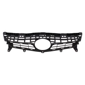 Grilles, Toyota Prius 2012 2016 Front Bumper Grille, Matte Black, 
