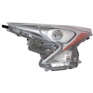 Lights, Left Headlamp (LED, Supplied With Motor) for Toyota PRIUS 2016 on, 