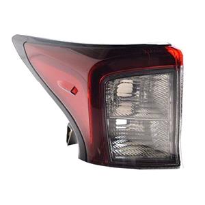 Lights, Left Rear Lamp (Outer, On Quarter Panel, Upper Section, Standard Bulb Type, Supplied Without Bulbholder) for Toyota PRIUS 2019 to 2022, 