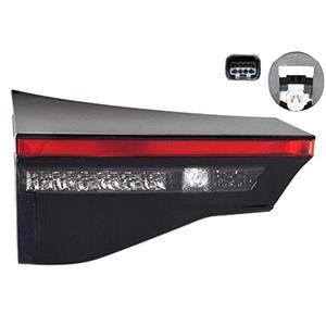 Lights, Left Rear Lamp (Inner, On Boot Lid, LED Bulb Type, Sol / Sport Models, Original Equipment) for Toyota YARIS CROSS 2020 Onwards, 