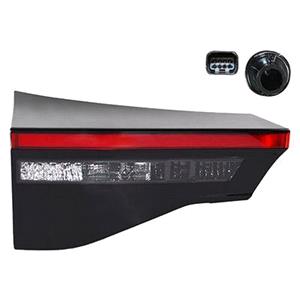 Lights, Left Rear Lamp (Inner, On Boot Lid, Standard Bulb Type, Luna Models, Supplied With Bulbholder, Original Equipment) for Toyota YARIS CROSS 2020 Onwards, 