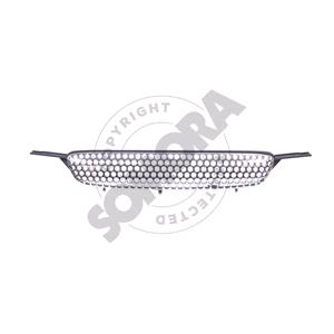Grilles, Toyota Corolla 1997 1999 Grille, Chrome (See 73988 for Grille Panel), 