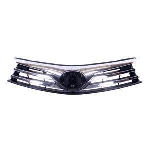 Grilles, Toyota Corolla 2013 2016 Grille, Matte Black, With Chrome Moulding, 