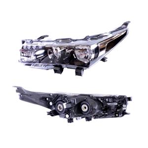 Lights, Left Headlamp (Halogen, Takes H11 / HB3 Bulbs, With LED DRL, Original Equipment) for Toyota COROLLA Saloon 2013 2016, 