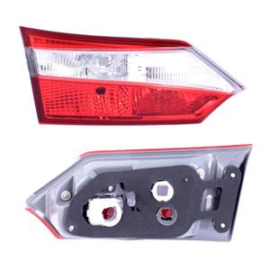 Lights, Left Rear Lamp (Inner, On Boot Lid, Original Equipment) for Toyota COROLLA Saloon 2013 2016, 