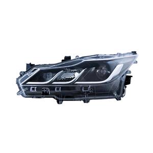 Lights, Left Headlamp (Halogen, Takes HIR2 Bulb, With LED Daytime Running Light, Supplied With Motor, Original Equipment) for Toyota COROLLA 2019 on, 