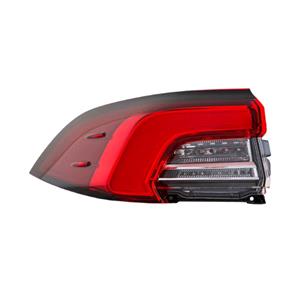 Lights, Left Rear Lamp (Outer On Quarter Panel, Saloon Models Only, Full LED, Original Equipment) for Toyota COROLLA Saloon 2019 on, 