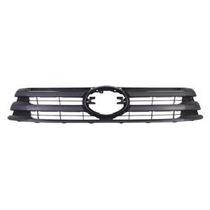 Grilles, Toyota Hilux 2016 2020 Front Bumper Grille, Matt Black, With Black Mouldings, 