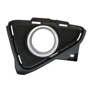 Grilles, Toyota Rav 4 2016 2018 LH (Passengers Side) Front Bumper Grille, With Hole For Fog Lamp, 