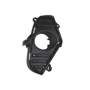 Grilles, Right Front Bumper Grille (Grained, Matt Black, With Hole For Fog Lamp) for Toyota RAV 4 V 2018 Onwards, 