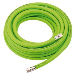 Air Hoses, Draper 31729 High Visibility Hybrid Air Hose, 10m x 10mm, 1/4" BSP, Green, Draper