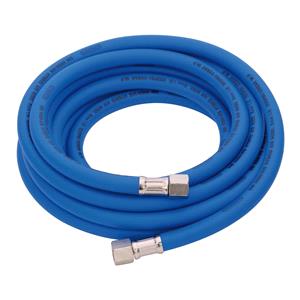Air Hoses, Draper 31733 High Visibility Hybrid Air Hose, 5m x 8mm, 1/4" BSP, Blue, Draper