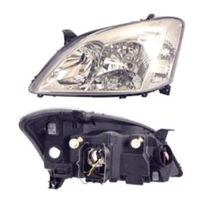 Lights, Left Headlamp (Hatchback, Halogen, Takes H7 / H7 Bulbs, Supplied With Motor, Original Equipment) for Toyota COROLLA 2002 2004, 