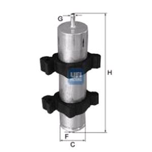 Fuel Filters, UFI Fuel Filter   3182400, UFI