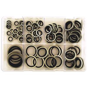 Nuts, Bolts and Washers, Connect 31874 Washers   Bonded Seal   Assorted   Box Qty 100, CONNECT